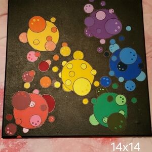 🌈Colorful Abstract Art Canvas